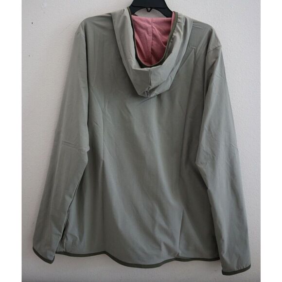 Adidas HS7591 Men's Sz M Silver Pebble Golf Go-To Lightweight Wind Hoodie - Picture 2 of 11